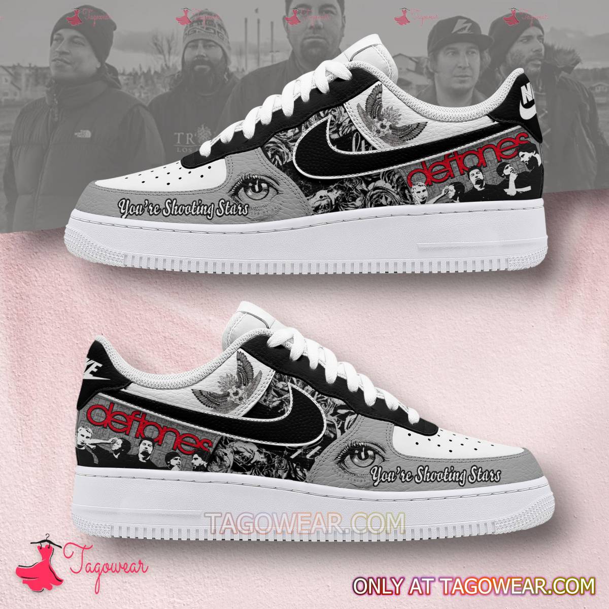 Ideafootwear Deftones Air Low-Top Sneakers Shoes For Men And Women 1