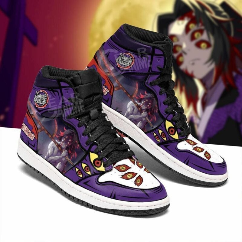 Ideafootwear Demon Kokushibou AJ1 High Sneakers Shoes For Men And Women