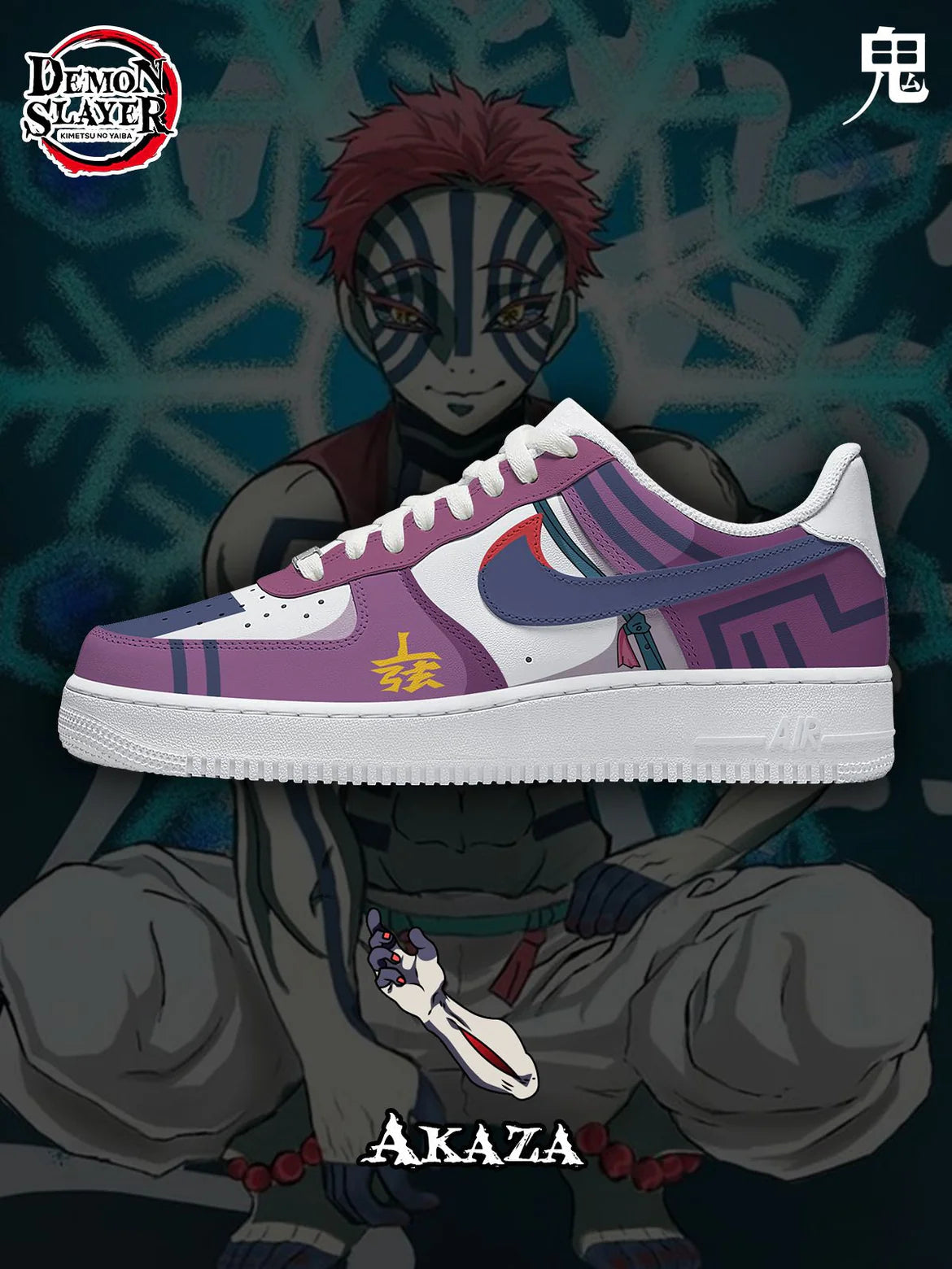 Ideafootwear Demon Slayer Air Low-Top Sneakers Shoes For Men And Women 1