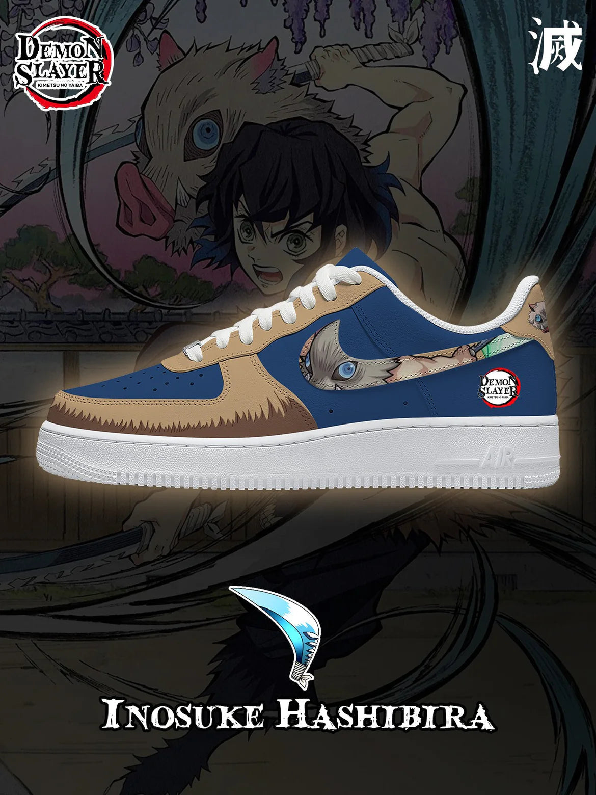 Ideafootwear Demon Slayer Air Low-Top Sneakers Shoes For Men And Women 1