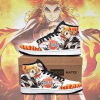 Ideafootwear Demon Slayer AJ1 High Sneakers Shoes For Men And Women