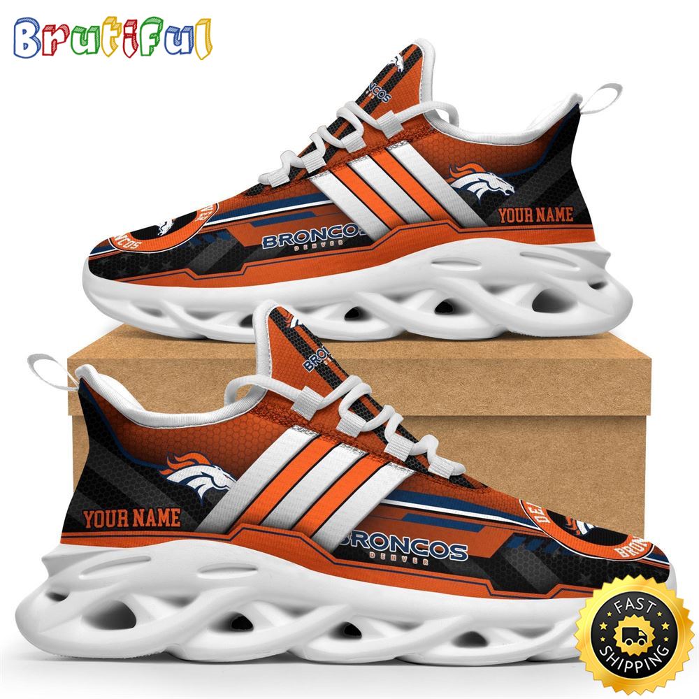 Ideafootwear Denver Broncos Max Soul Shoes Sneakers For Men And Women