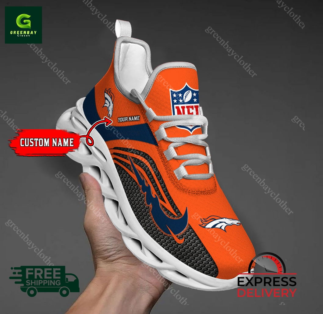 Ideafootwear Denver Broncos Max Soul Shoes Sneakers For Men And Women