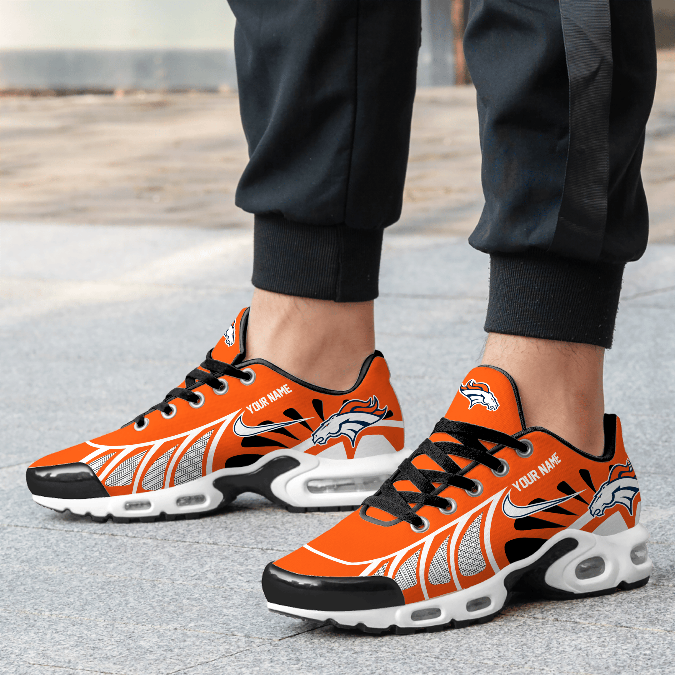 Ideafootwear Denver Broncos TN Shoes Sneakers For Men And Women