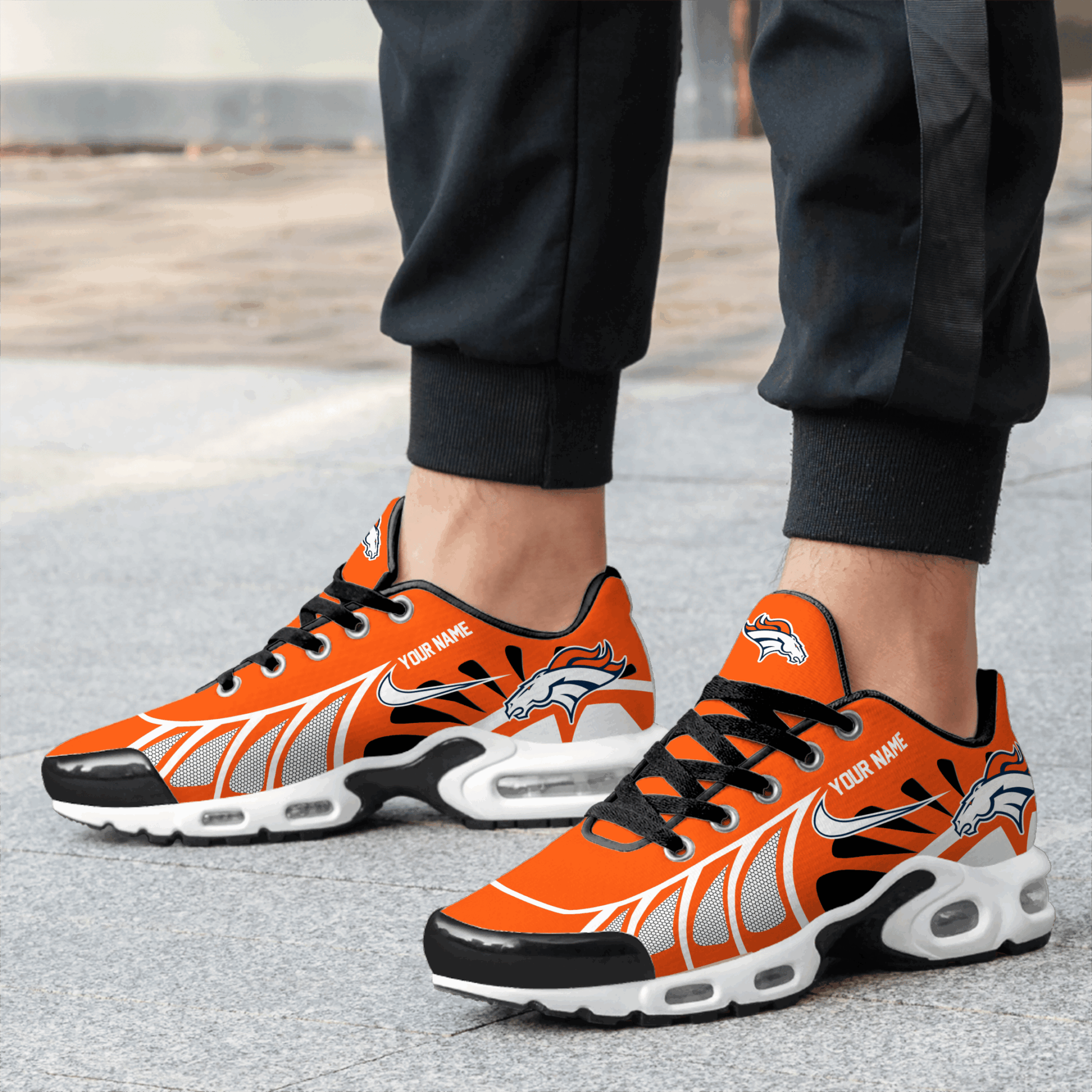 Ideafootwear Denver Broncos TN Shoes Sneakers For Men And Women