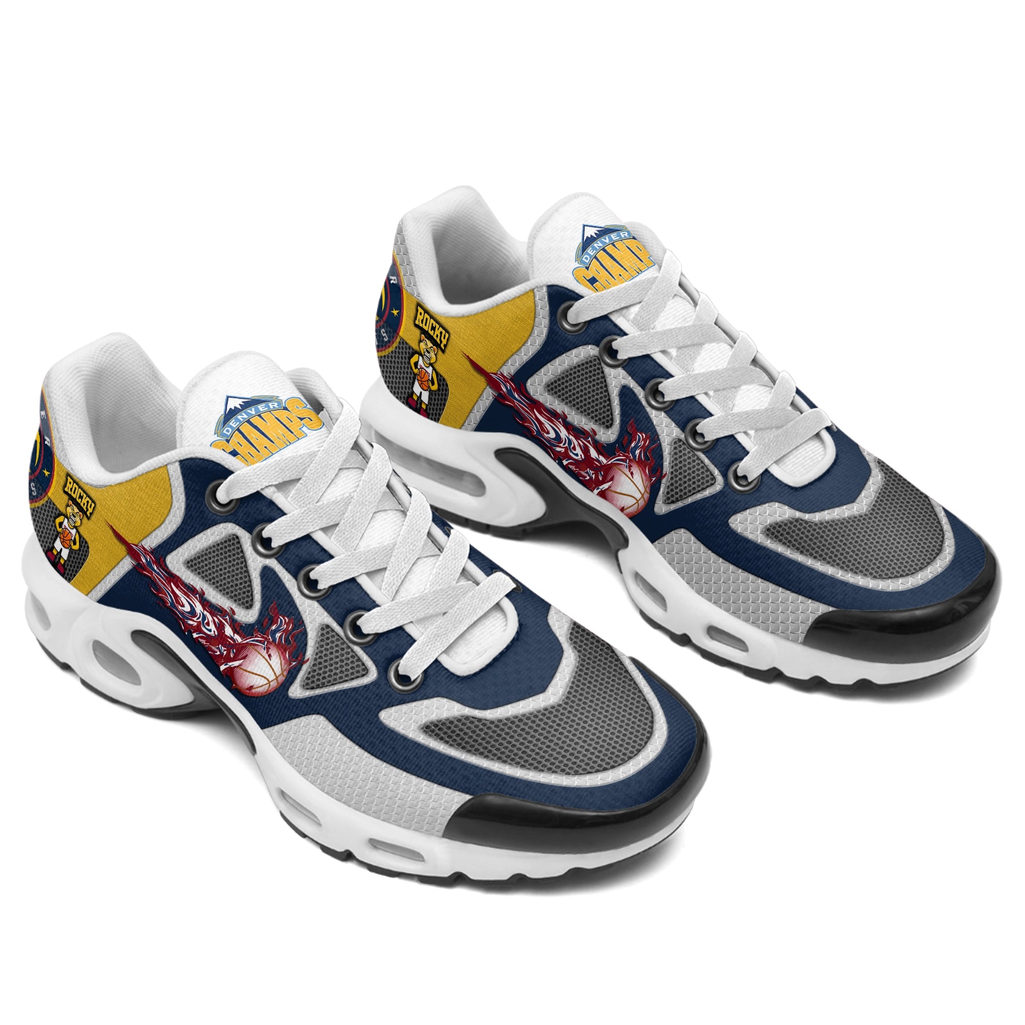 Ideafootwear Denver Nuggets TN Shoes Sneakers For Men And Women