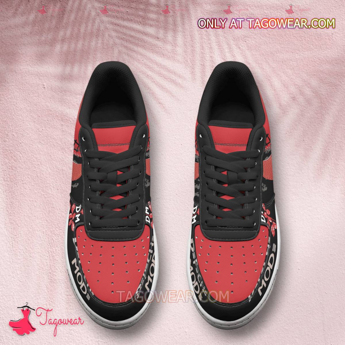 Ideafootwear Depeche Mode Air Low-Top Sneakers Shoes For Men And Women 2