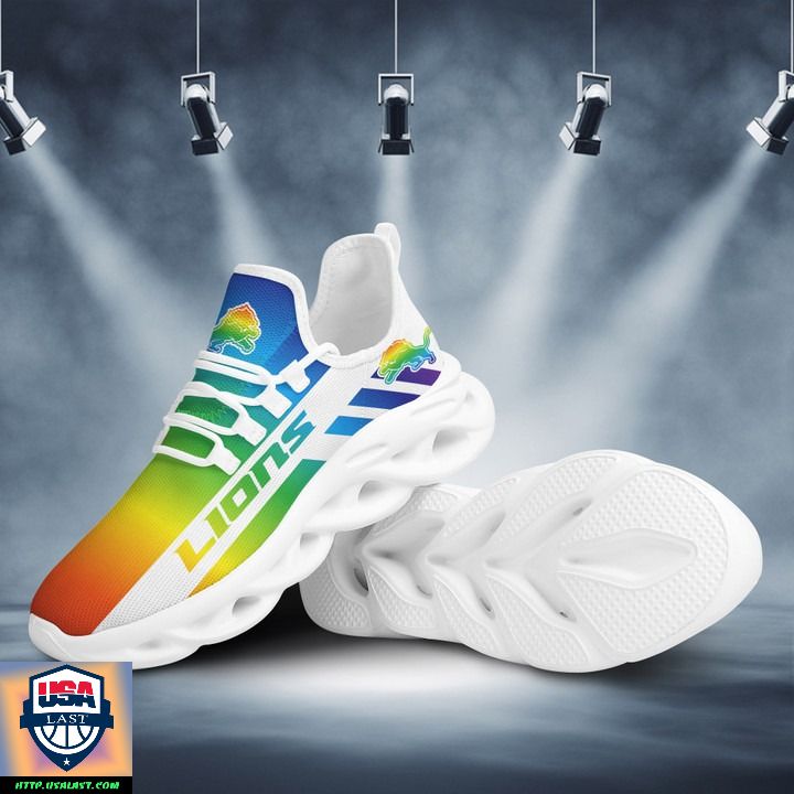 Ideafootwear Detroit Lions Max Soul Shoes Sneakers For Men And Women