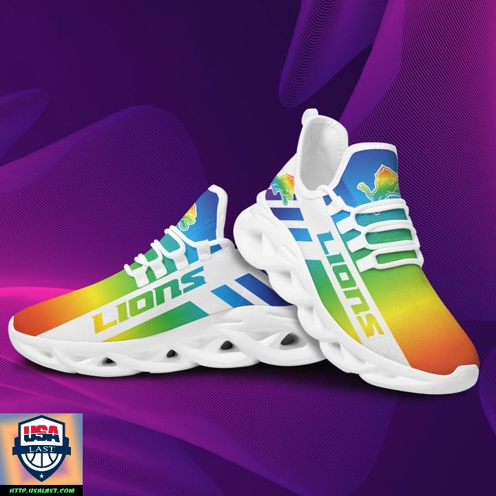 Ideafootwear Detroit Lions Max Soul Shoes Sneakers For Men And Women