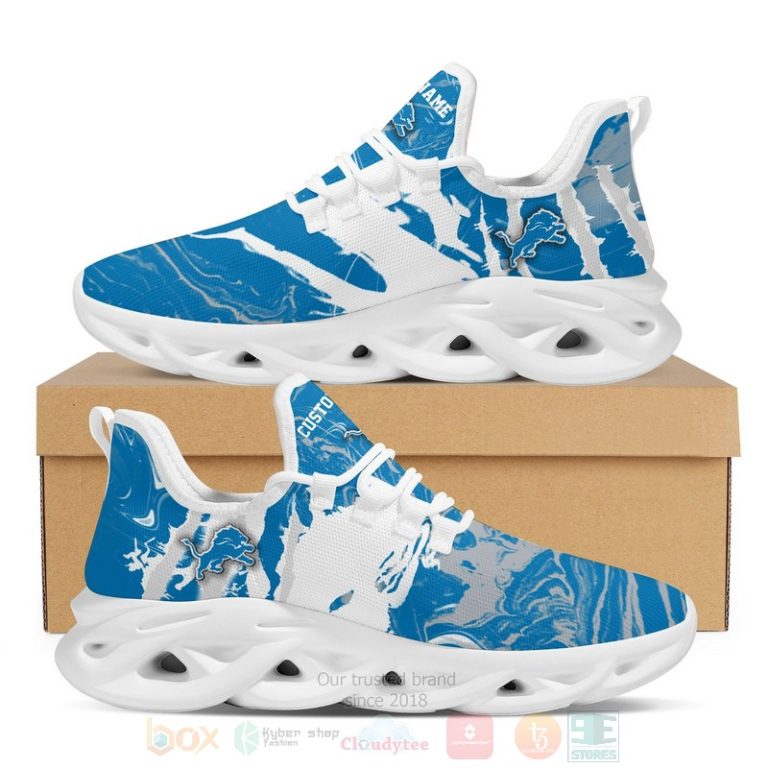 Ideafootwear Detroit Lions Max Soul Shoes Sneakers For Men And Women
