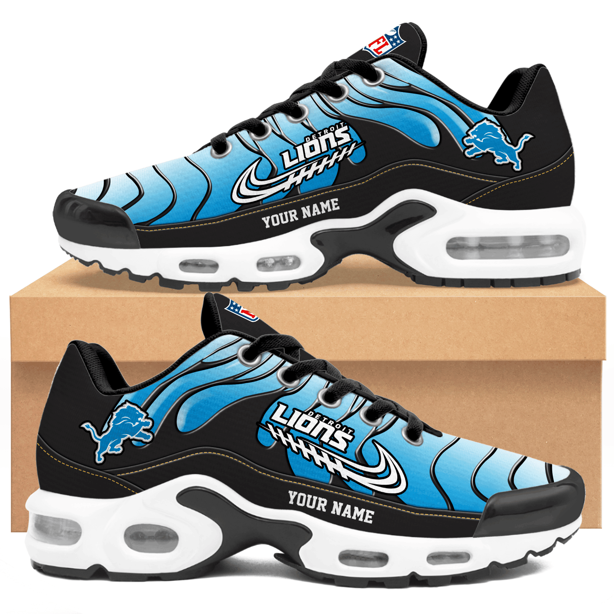Ideafootwear Detroit Lions TN Shoes Sneakers For Men And Women