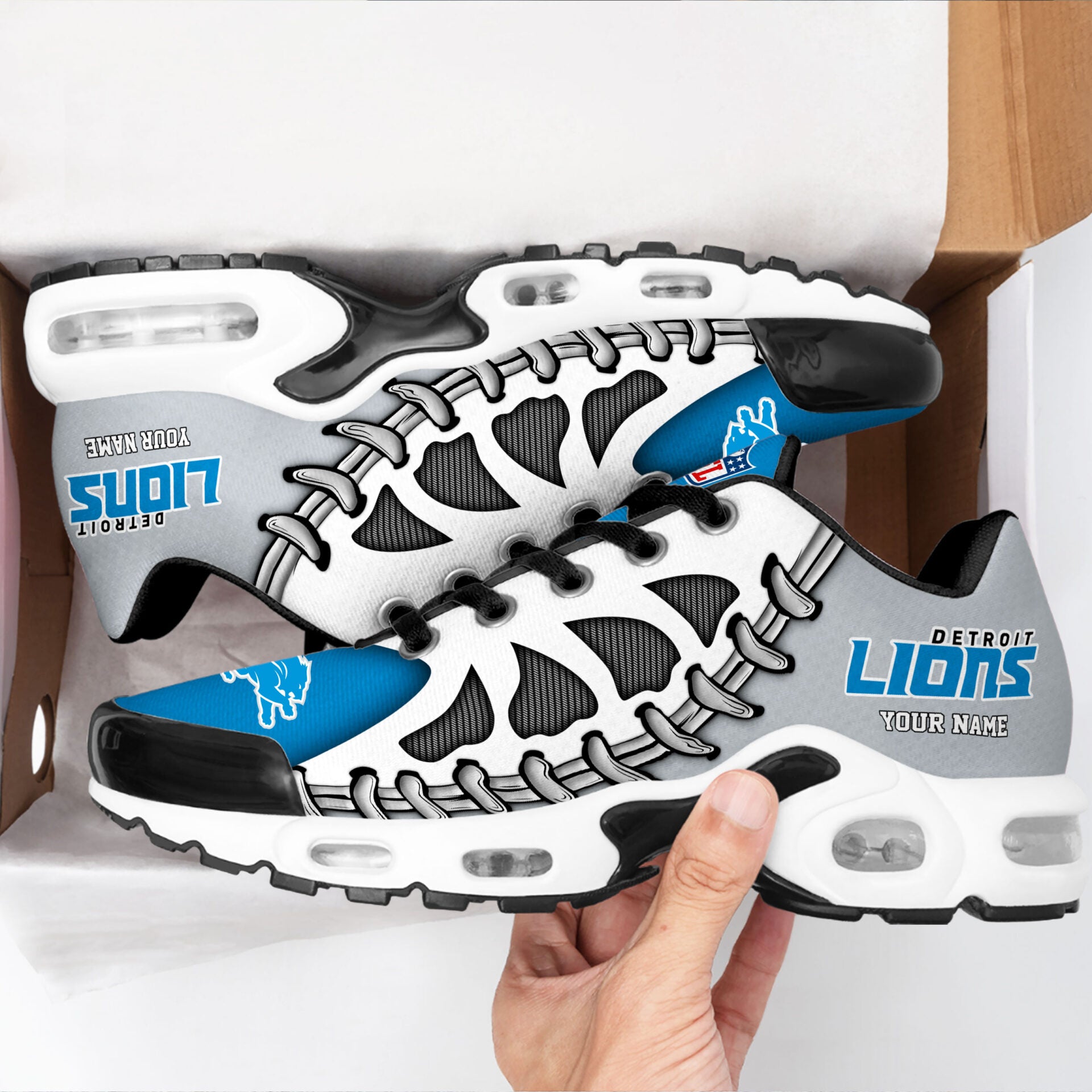 Ideafootwear Detroit Lions TN Shoes Sneakers For Men And Women