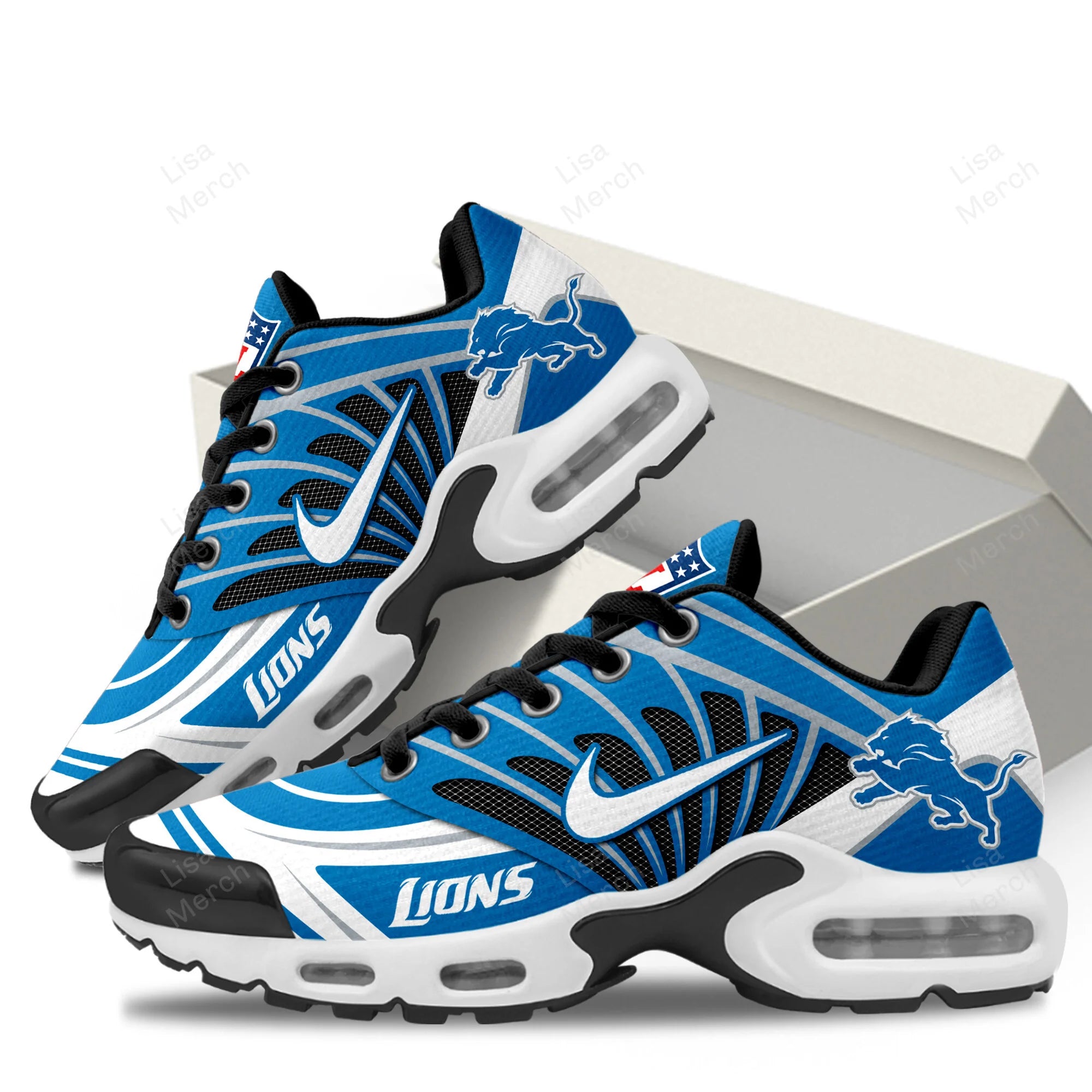 Ideafootwear Detroit Lions TN Shoes Sneakers For Men And Women