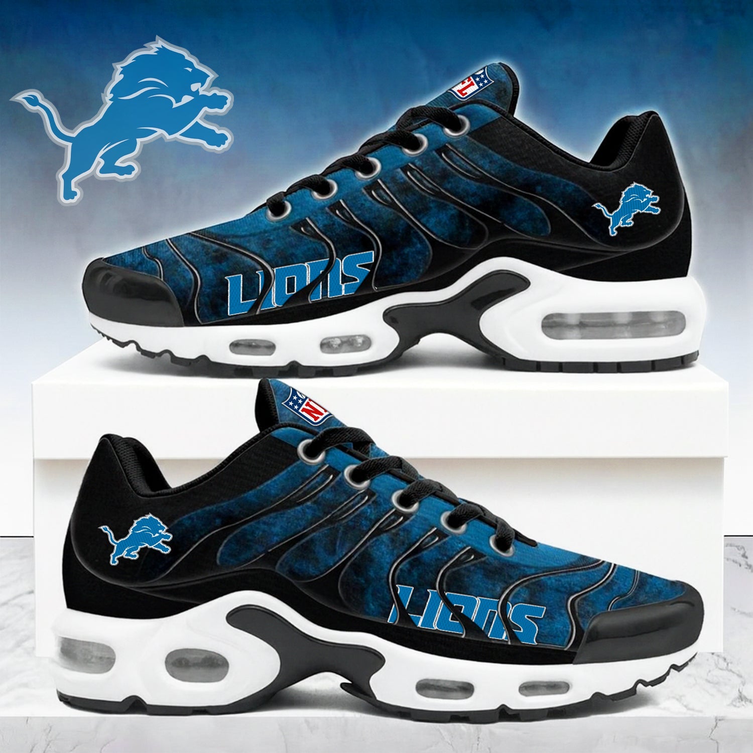 Ideafootwear Detroit Lions TN Shoes Sneakers For Men And Women