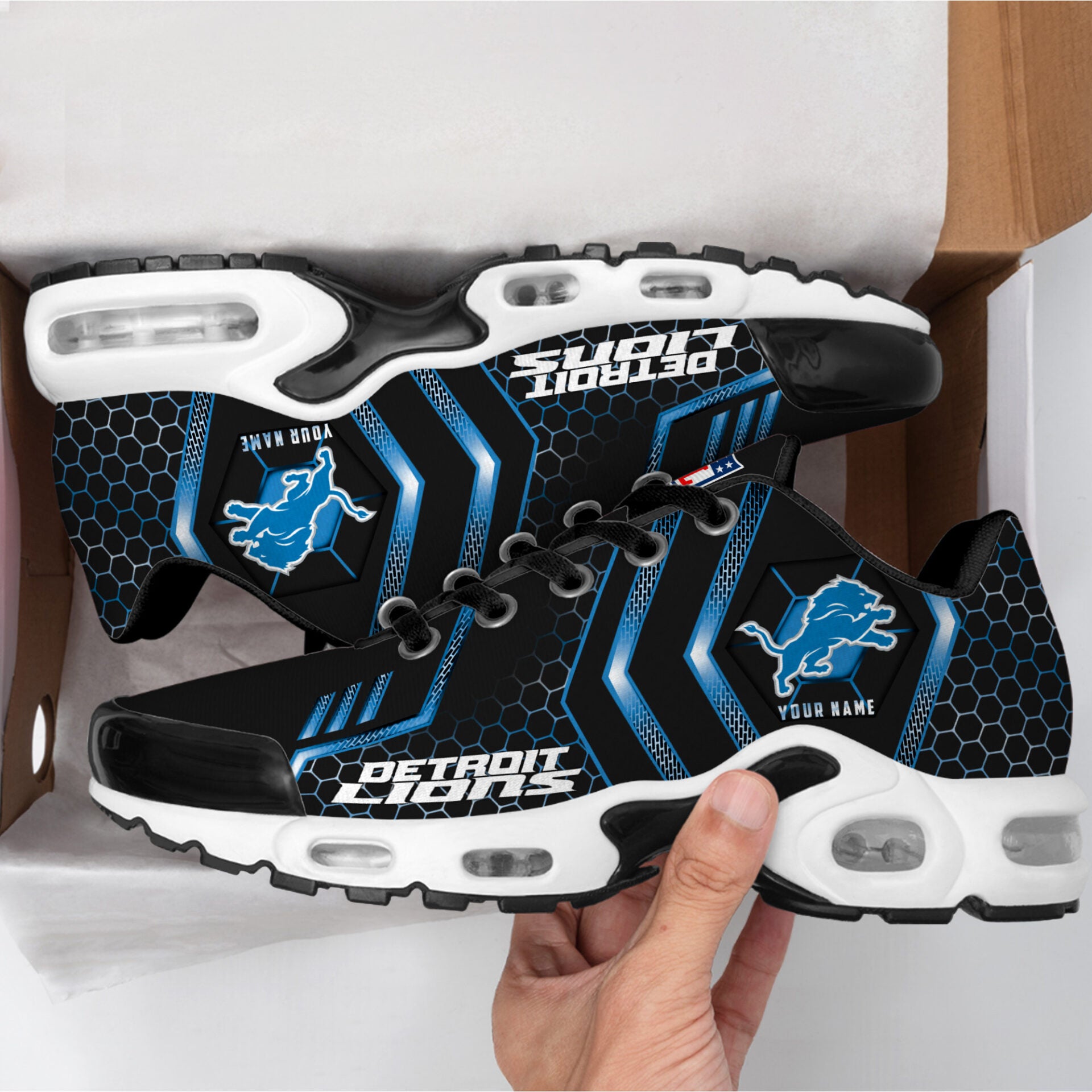 Ideafootwear Detroit Lions TN Shoes Sneakers For Men And Women