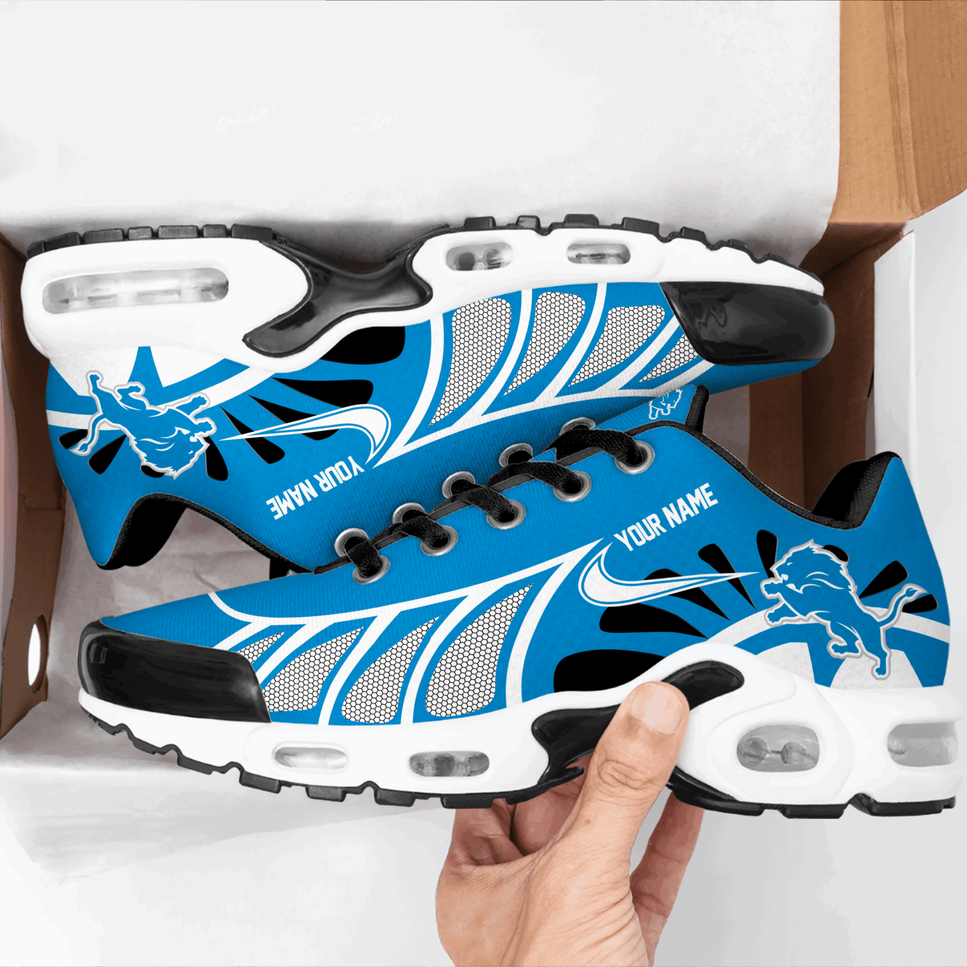 Ideafootwear Detroit Lions TN Shoes Sneakers For Men And Women