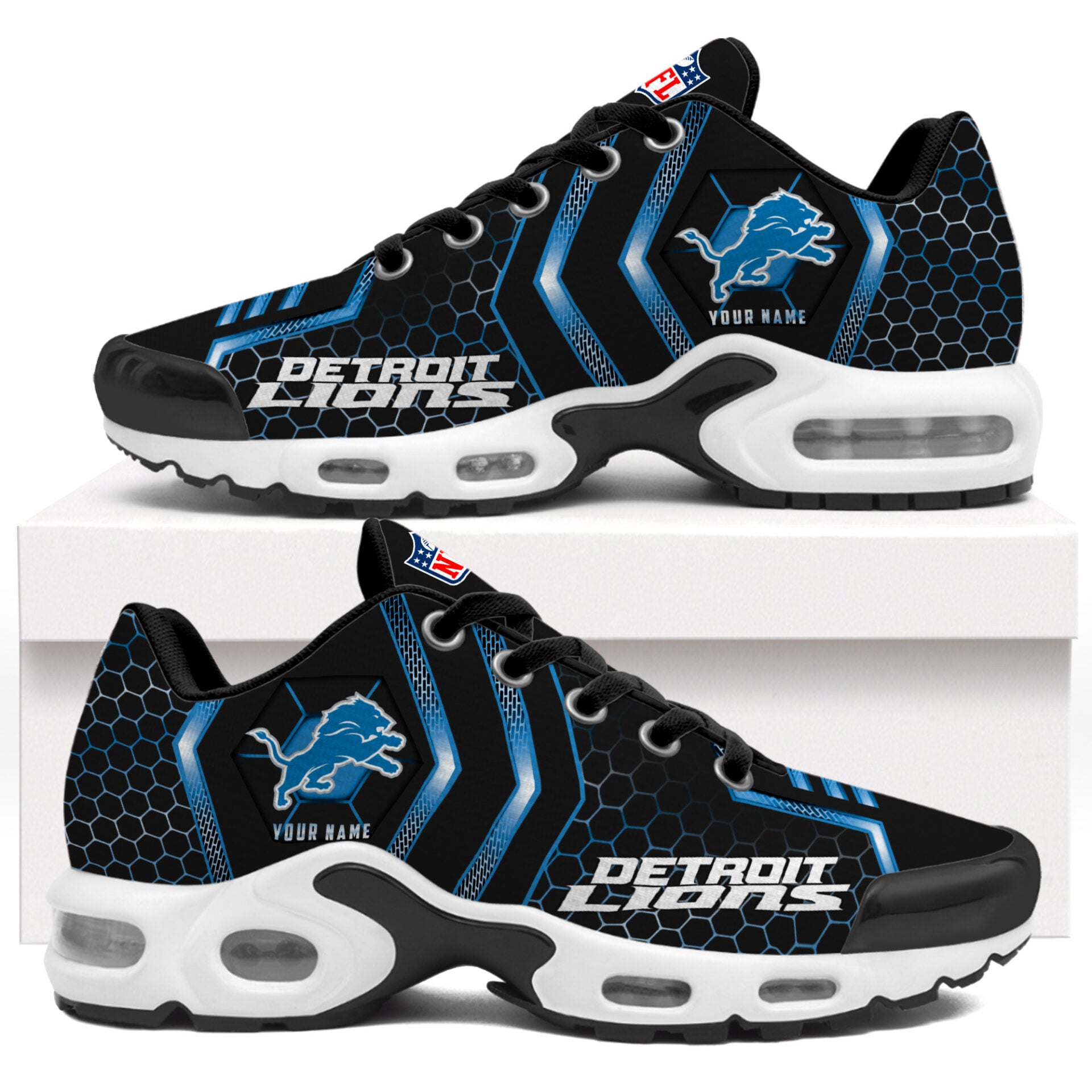 Ideafootwear Detroit Lions TN Shoes Sneakers For Men And Women