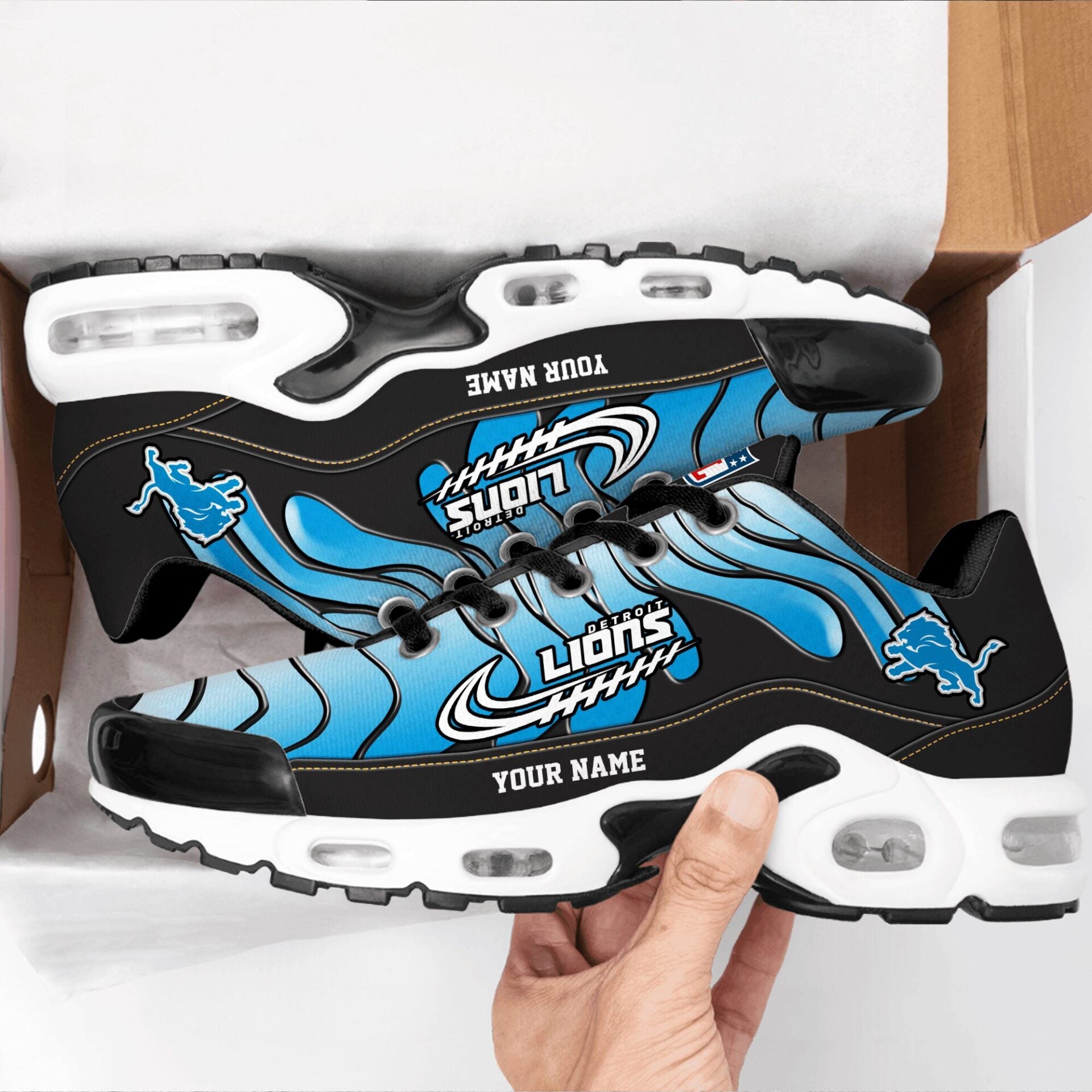 Ideafootwear Detroit Lions TN Shoes Sneakers For Men And Women