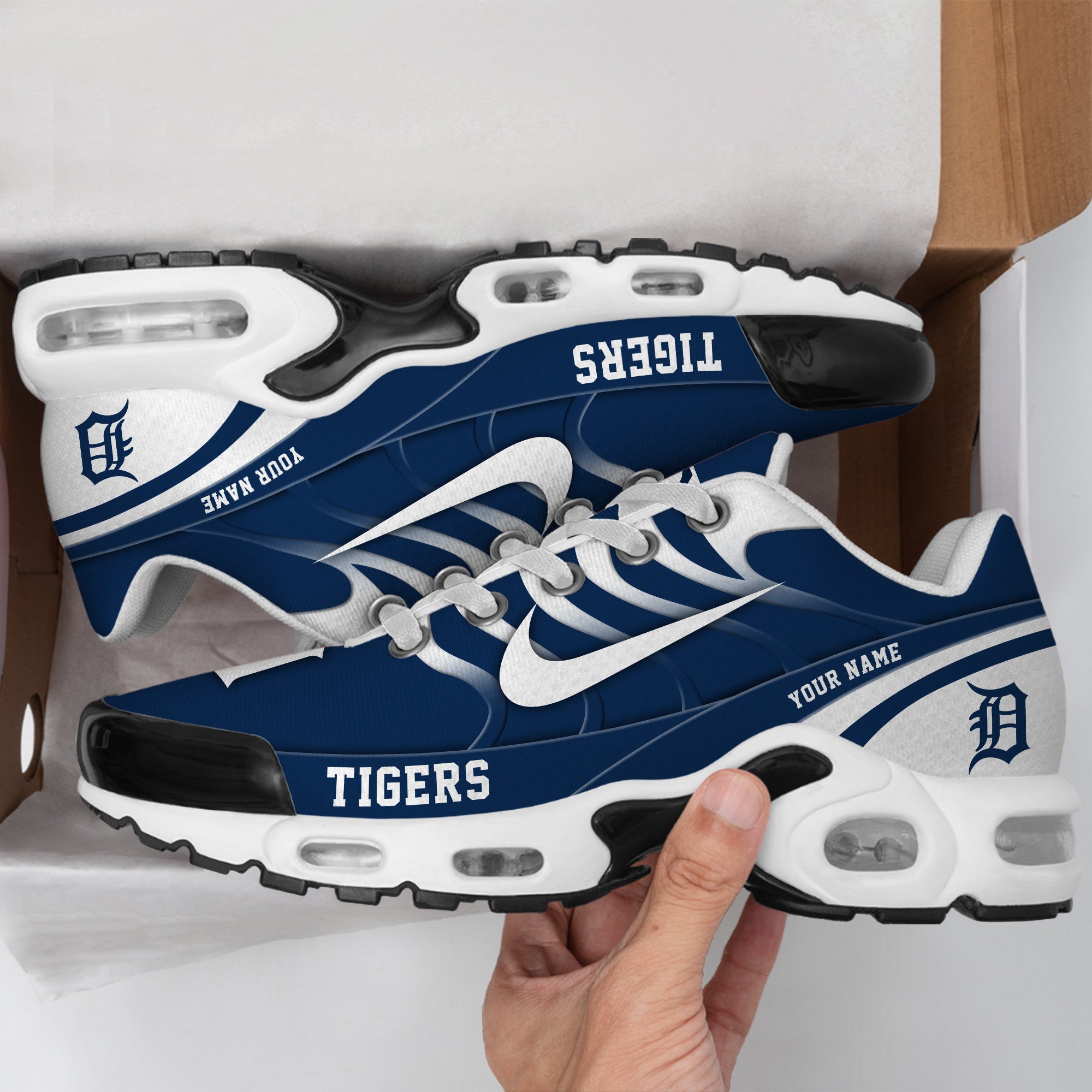 Ideafootwear Detroit Tigers TN Shoes Sneakers For Men And Women