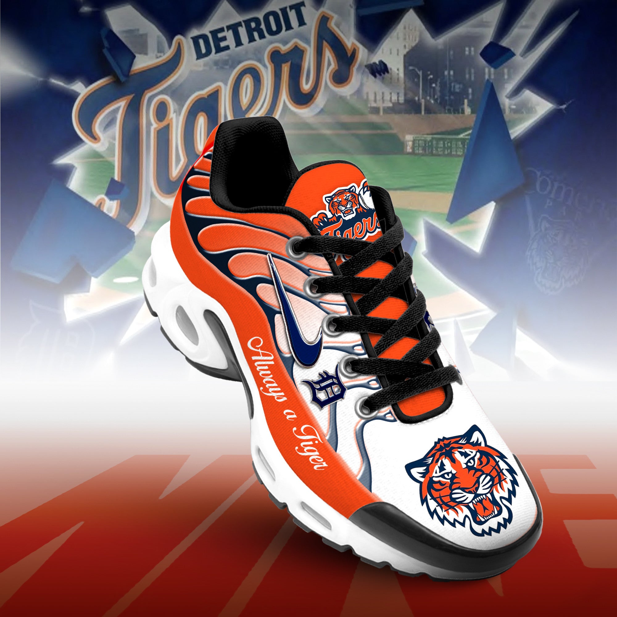 Ideafootwear Detroit Tigers TN Shoes Sneakers For Men And Women