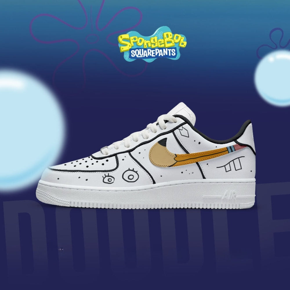 Ideafootwear Doodle Spongebob Squarepants Air Low-Top Sneakers Shoes For Men And Women 1