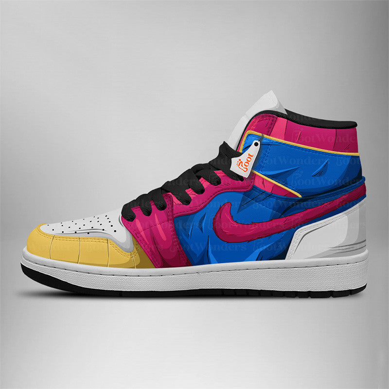 Ideafootwear Dragon Ball AJ1 High Sneakers Shoes For Men And Women