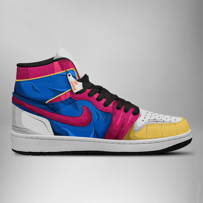 Ideafootwear Dragon Ball AJ1 High Sneakers Shoes For Men And Women