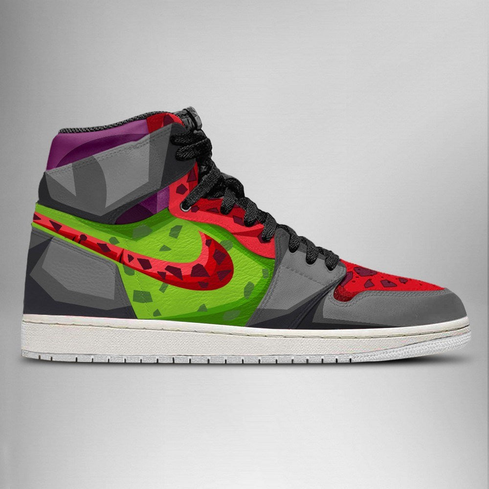 Ideafootwear Dragon Ball Cell AJ1 High Sneakers Shoes For Men And Women