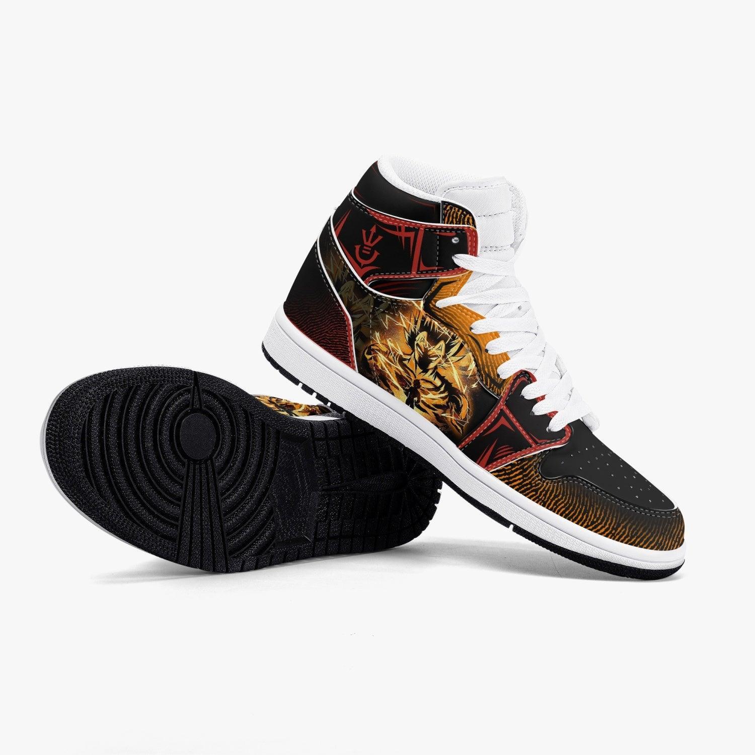 Ideafootwear Dragon Ball Super Vegeta Ssj AJ1 High Sneakers Shoes For Men And Women