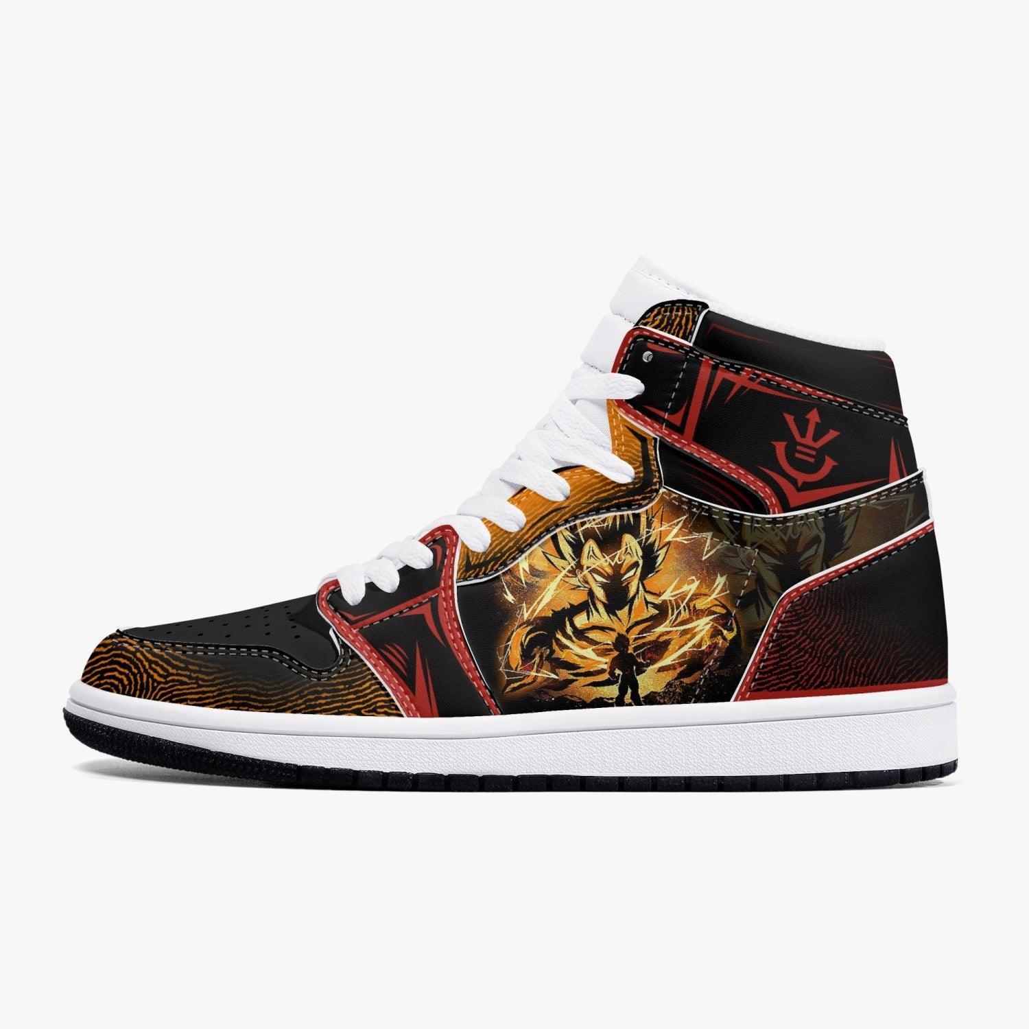 Ideafootwear Dragon Ball Super Vegeta Ssj AJ1 High Sneakers Shoes For Men And Women