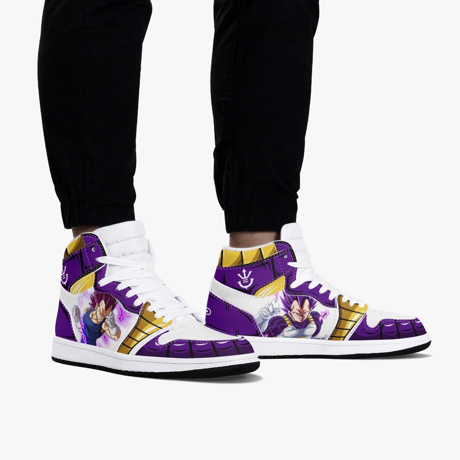 Ideafootwear Dragon Ball Super Vegeta Ultra Ego AJ1 High Sneakers Shoes For Men And Women