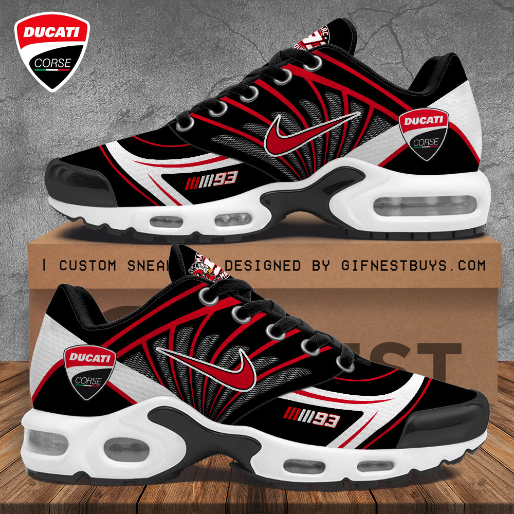 Ideafootwear Ducati Lenovo Team x Marc Marquez TN Shoes Sneakers For Men And Women