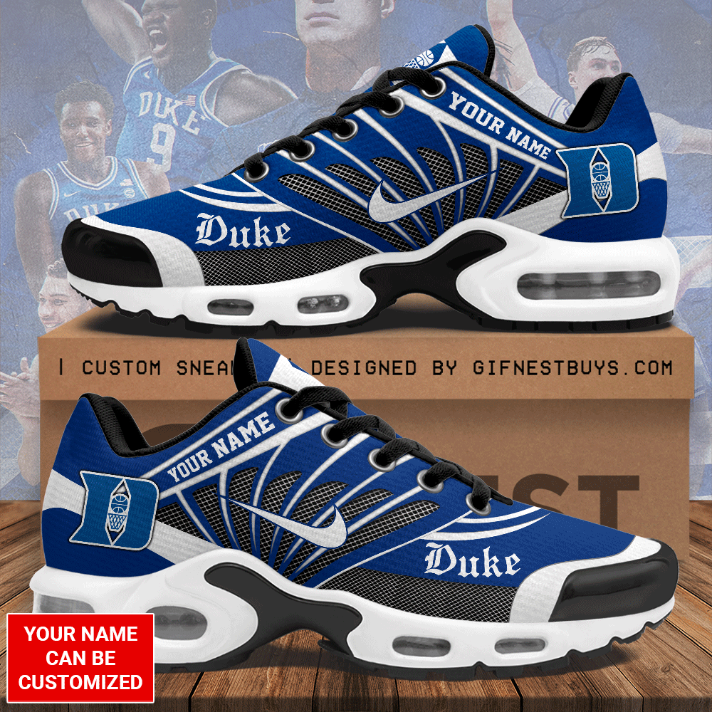 Ideafootwear Duke Blue Devils TN Shoes Sneakers For Men And Women