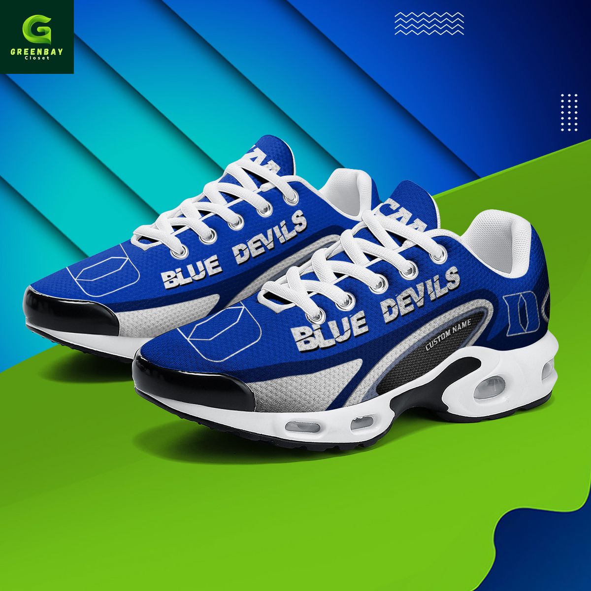 Ideafootwear Duke Blue Devils TN Shoes Sneakers For Men And Women
