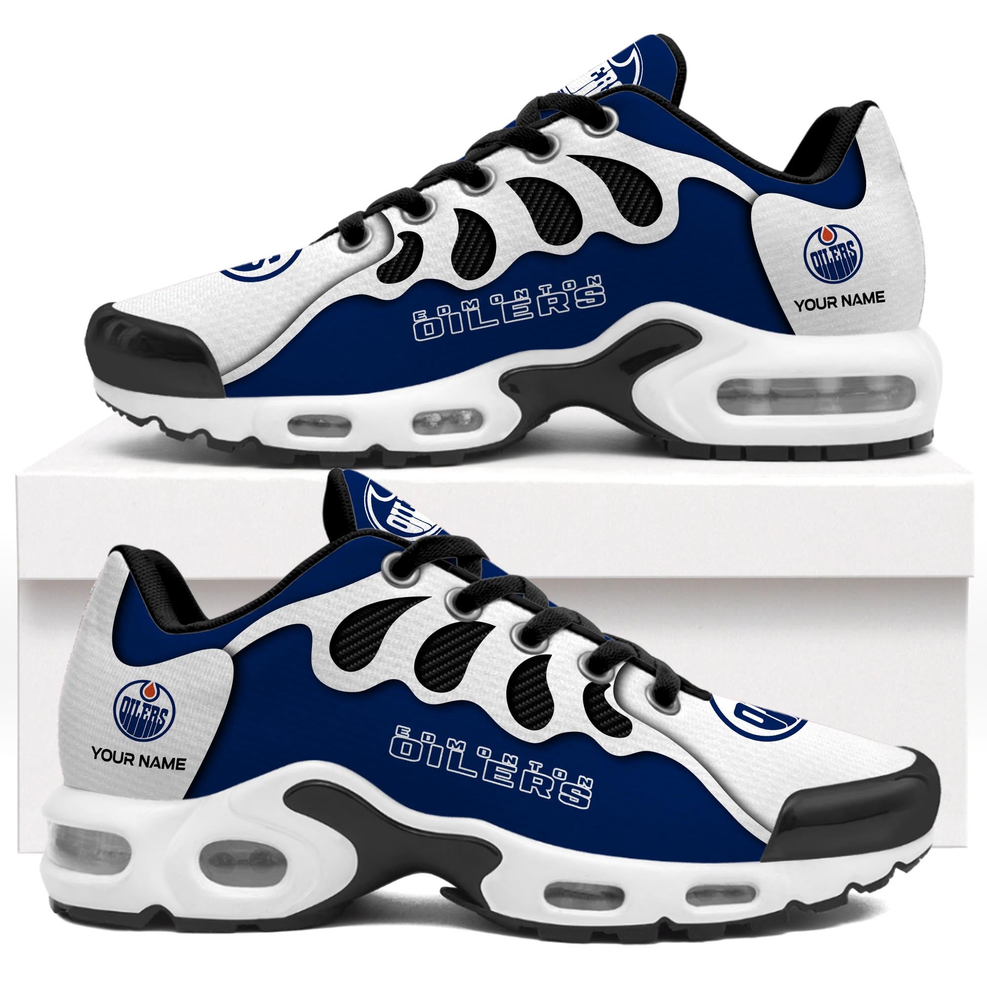 Ideafootwear Edmonton Oilers TN Shoes Sneakers For Men And Women