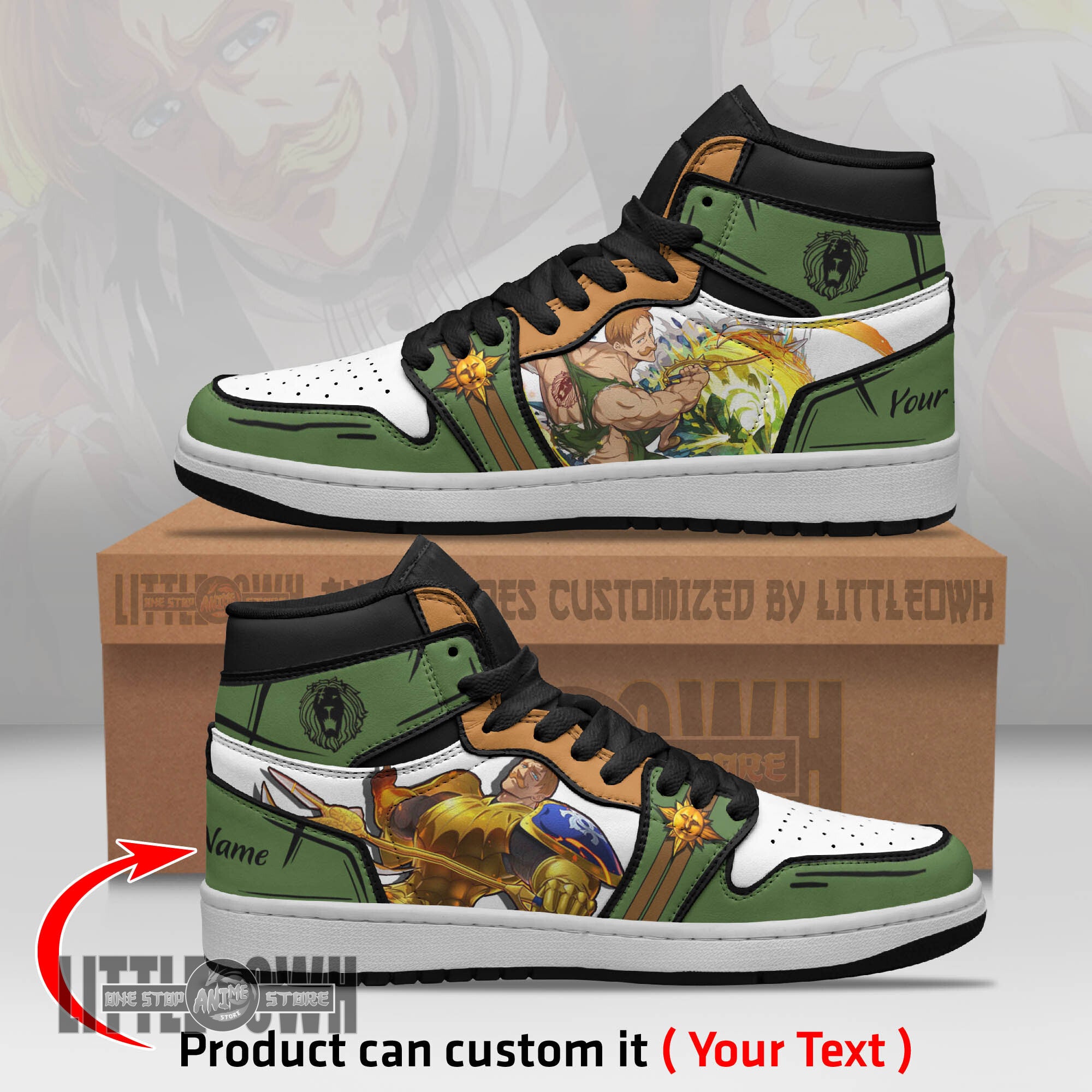 Ideafootwear Escanor AJ1 High Sneakers Shoes For Men And Women