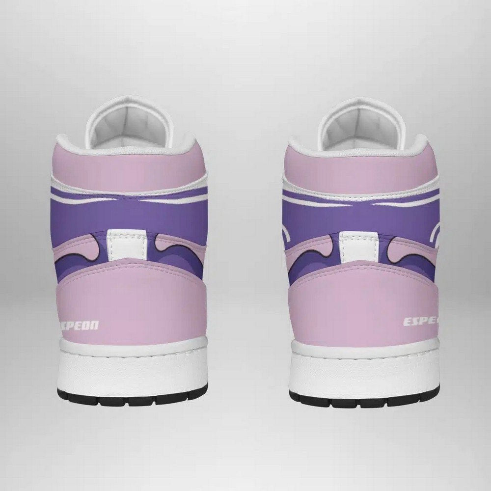 Ideafootwear Espeon Pokemon AJ1 High Sneakers Shoes For Men And Women