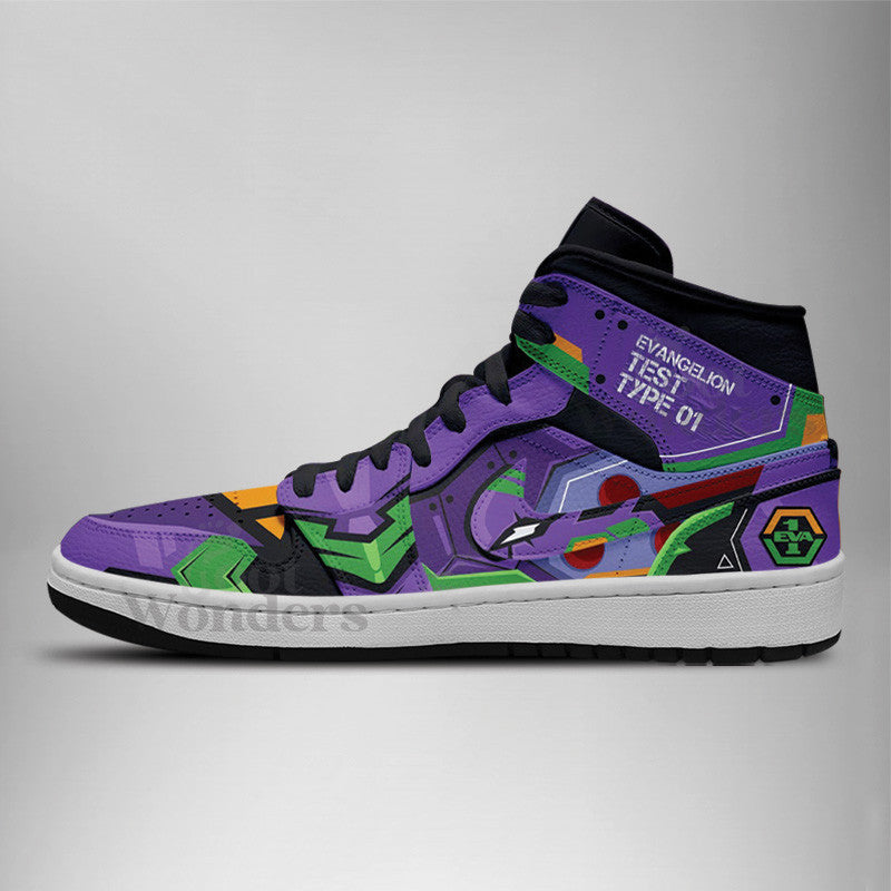 Ideafootwear EVA-01 AJ1 High Sneakers Shoes For Men And Women