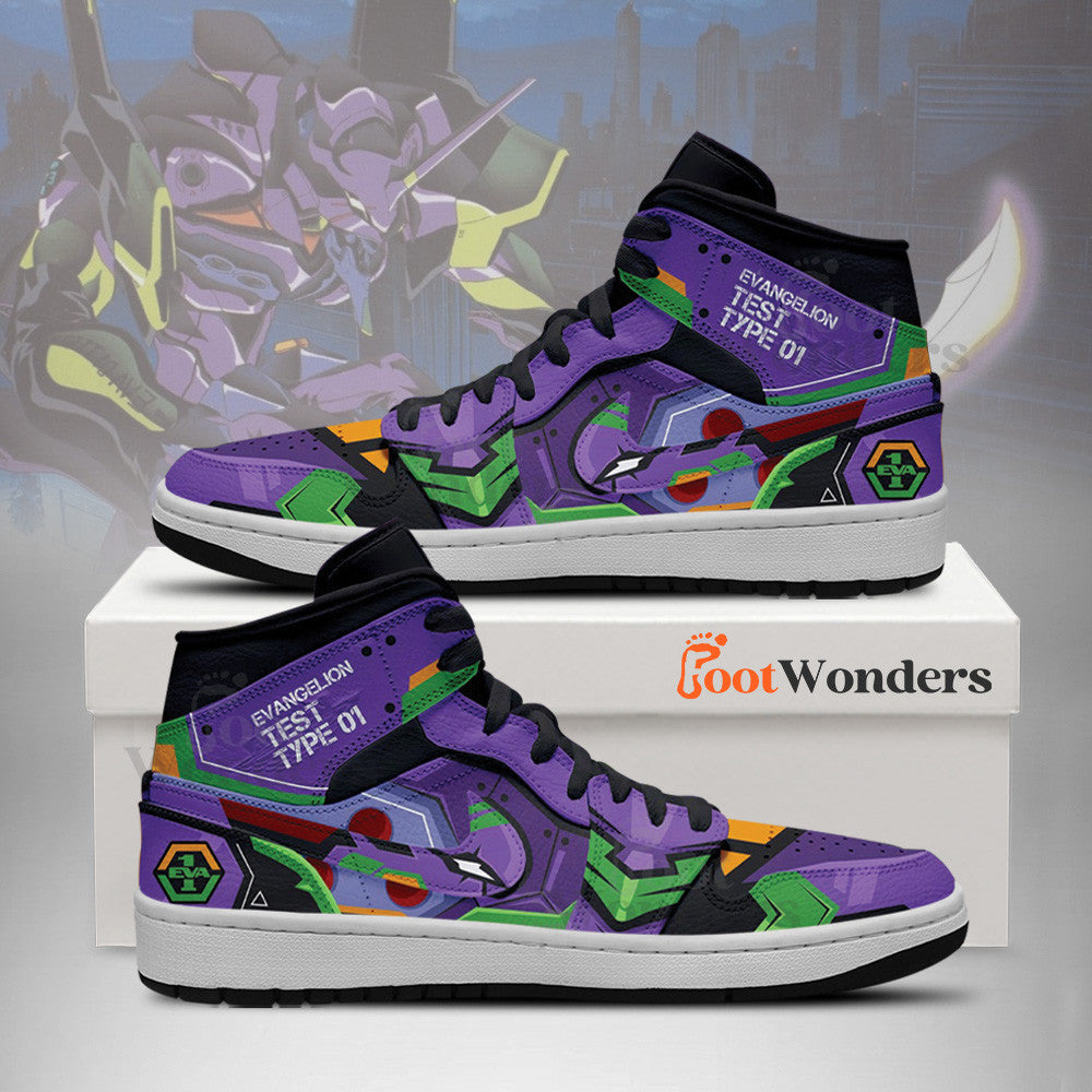 Ideafootwear EVA-01 AJ1 High Sneakers Shoes For Men And Women