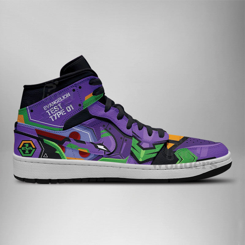 Ideafootwear EVA-01 AJ1 High Sneakers Shoes For Men And Women