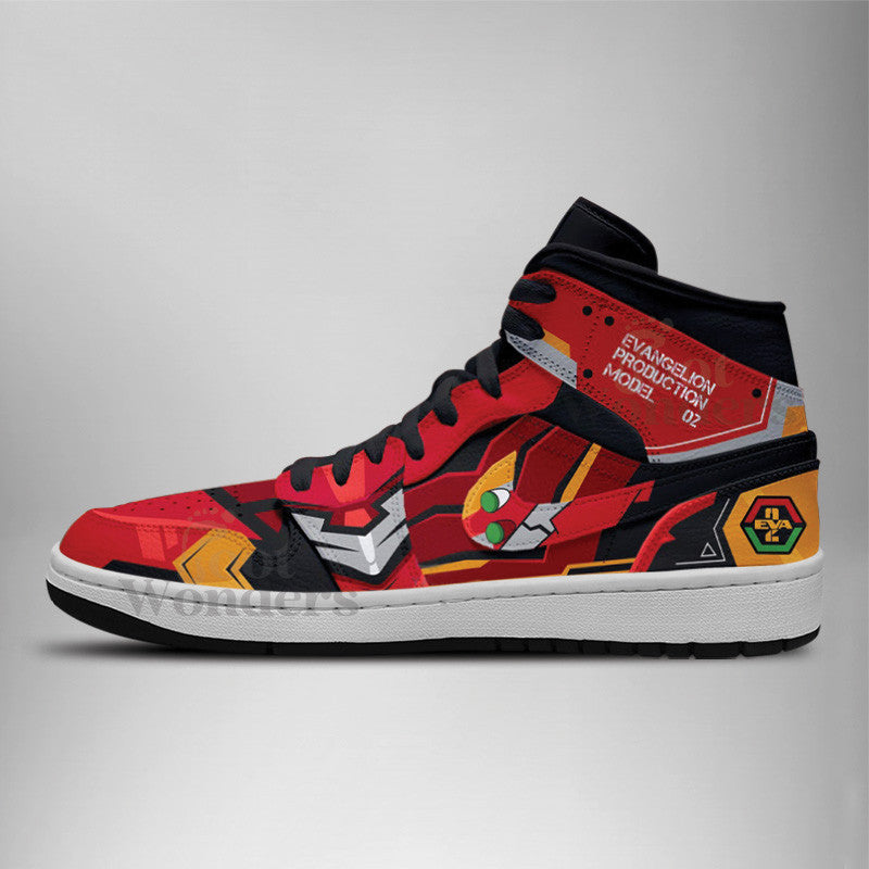 Ideafootwear Evangelion Unit-00 AJ1 High Sneakers Shoes For Men And Women