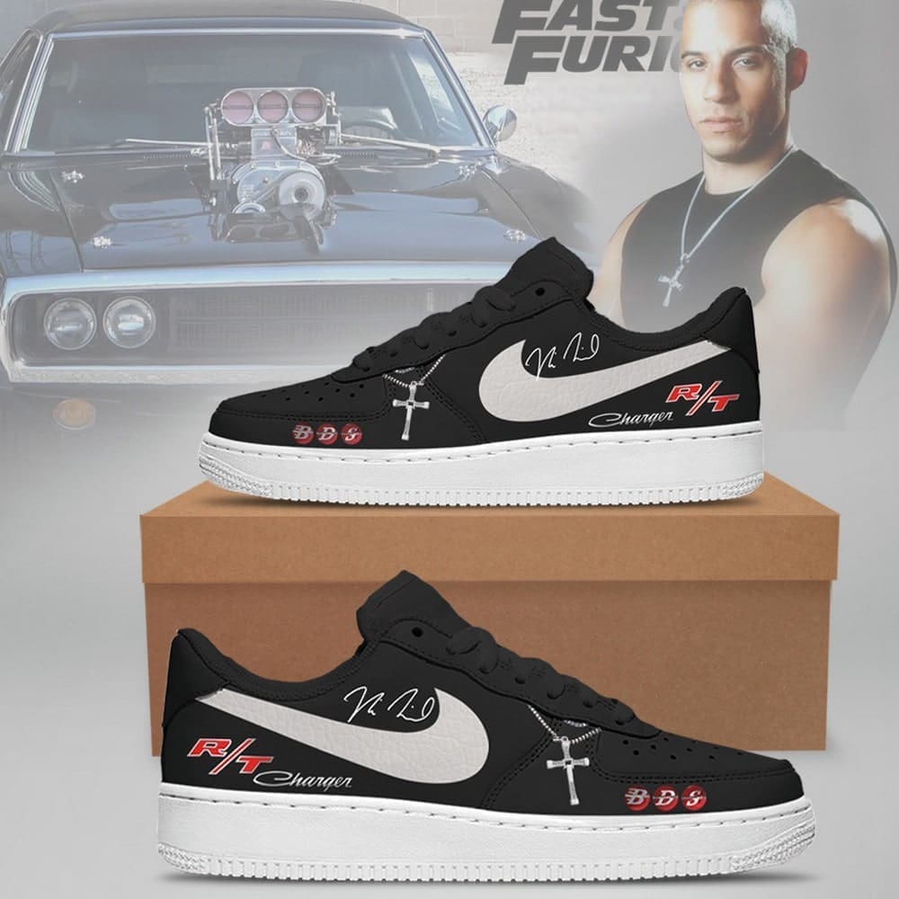 Ideafootwear FAST AND FURIOUS Air Low-Top Sneakers Shoes For Men And Women 1