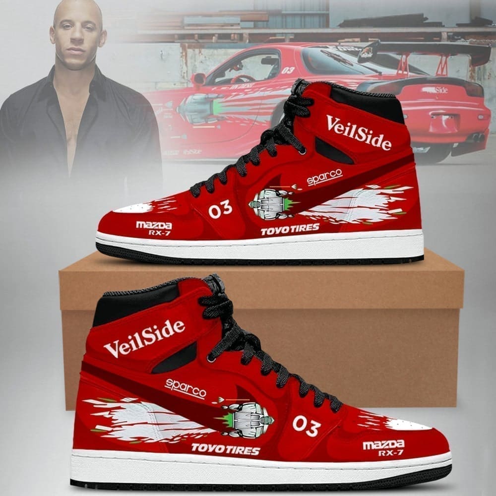Ideafootwear Fast and Furious AJ1 High Sneakers Shoes For Men And Women