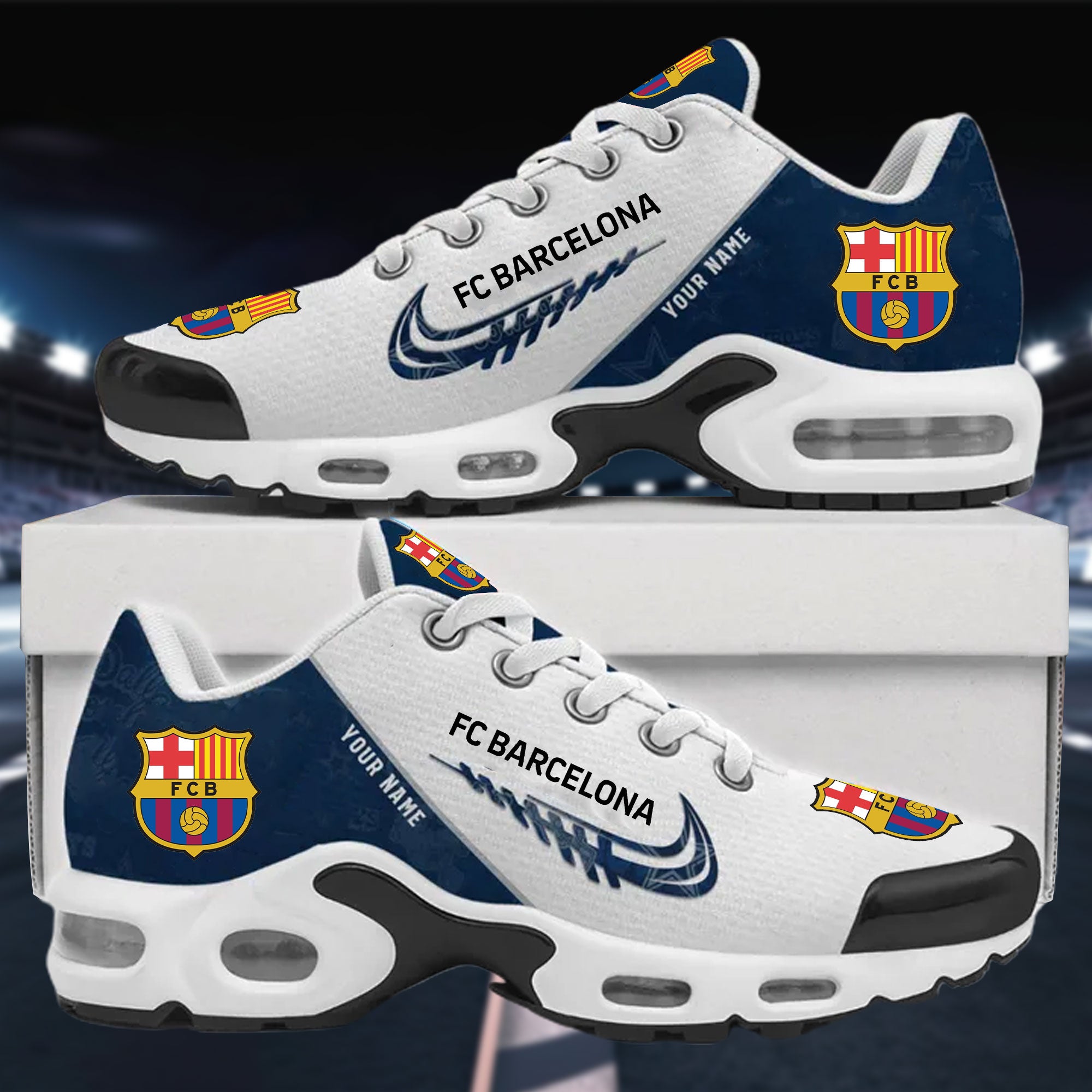 Ideafootwear FC Barcelona TN Shoes Sneakers For Men And Women