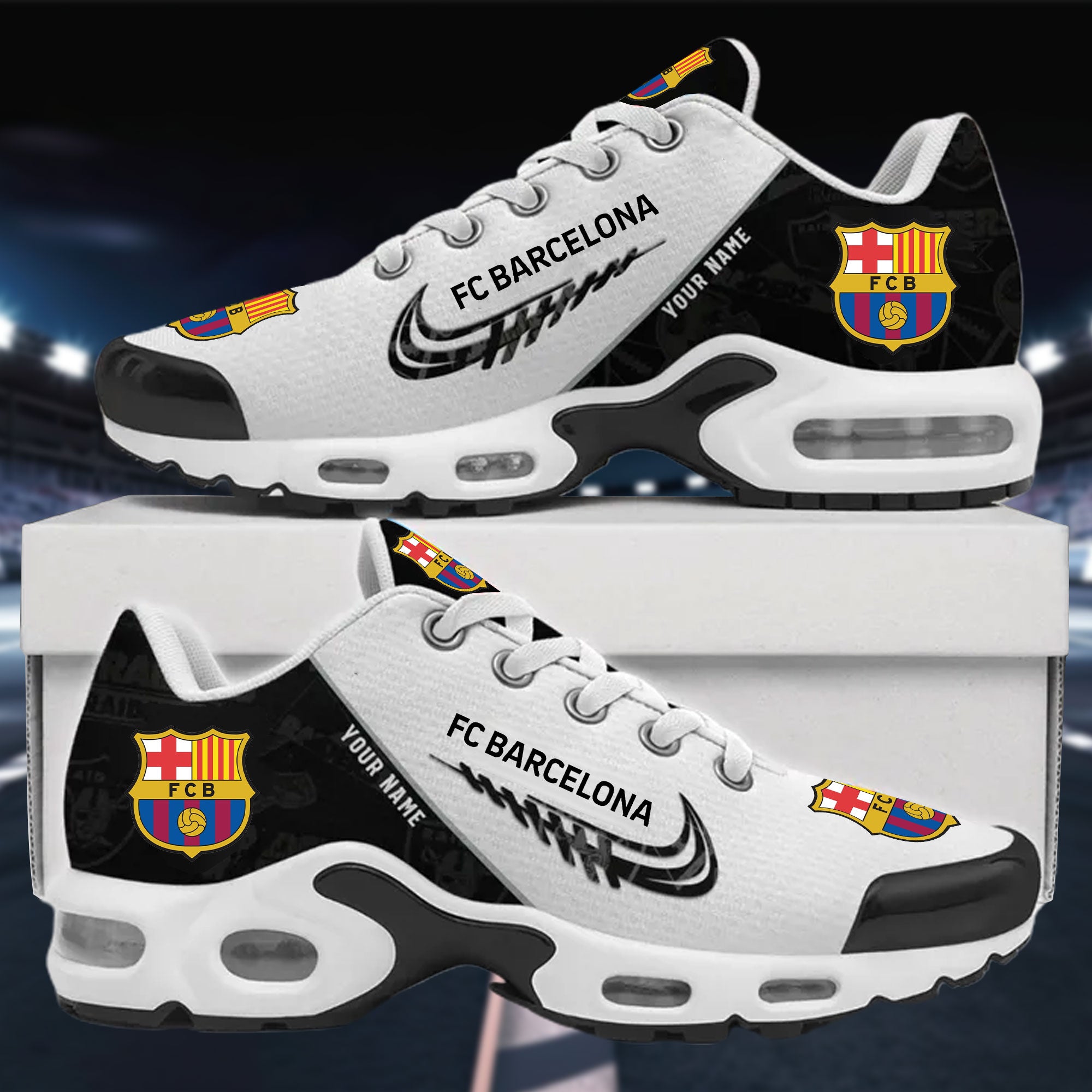 Ideafootwear FC Barcelona TN Shoes Sneakers For Men And Women