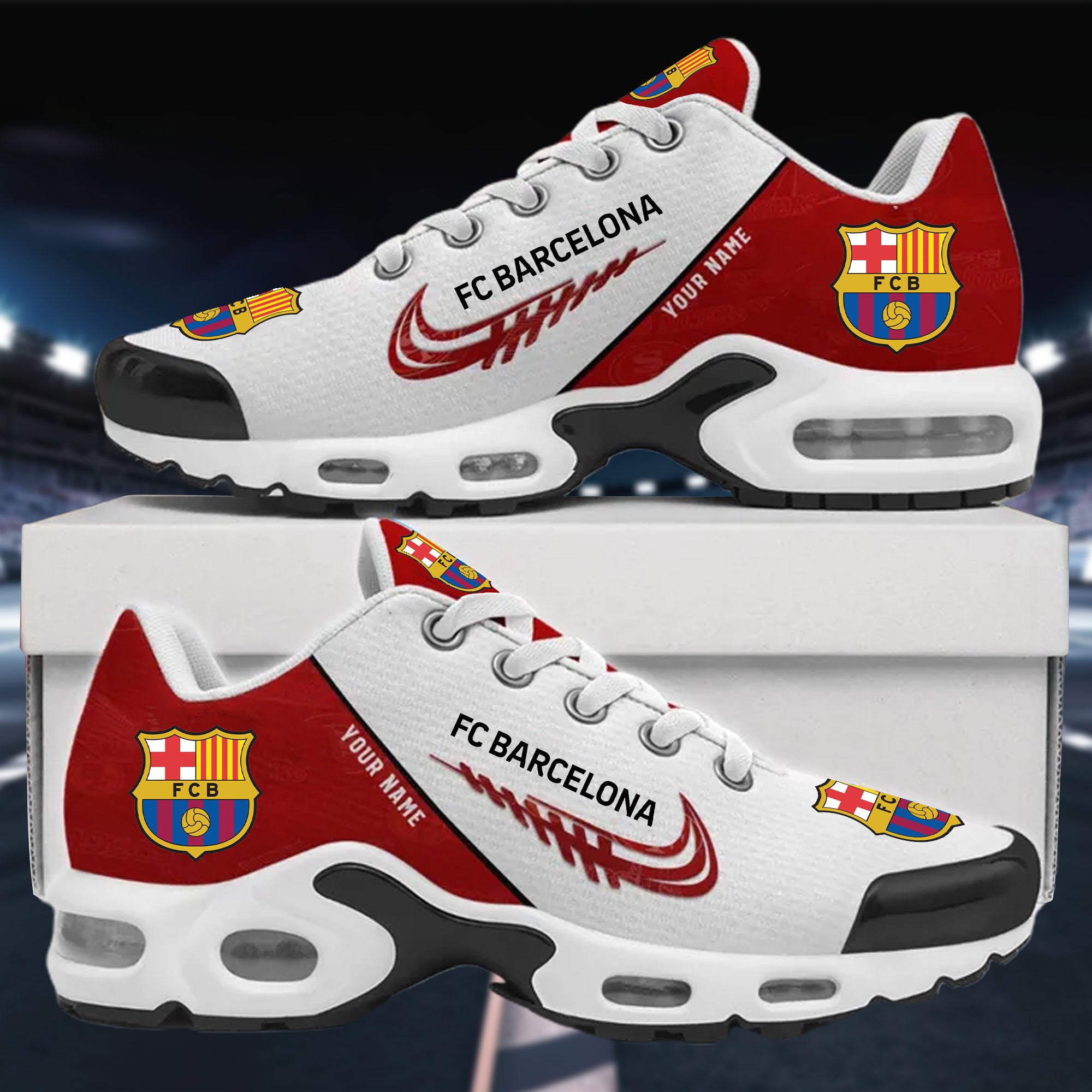 Ideafootwear FC Barcelona TN Shoes Sneakers For Men And Women