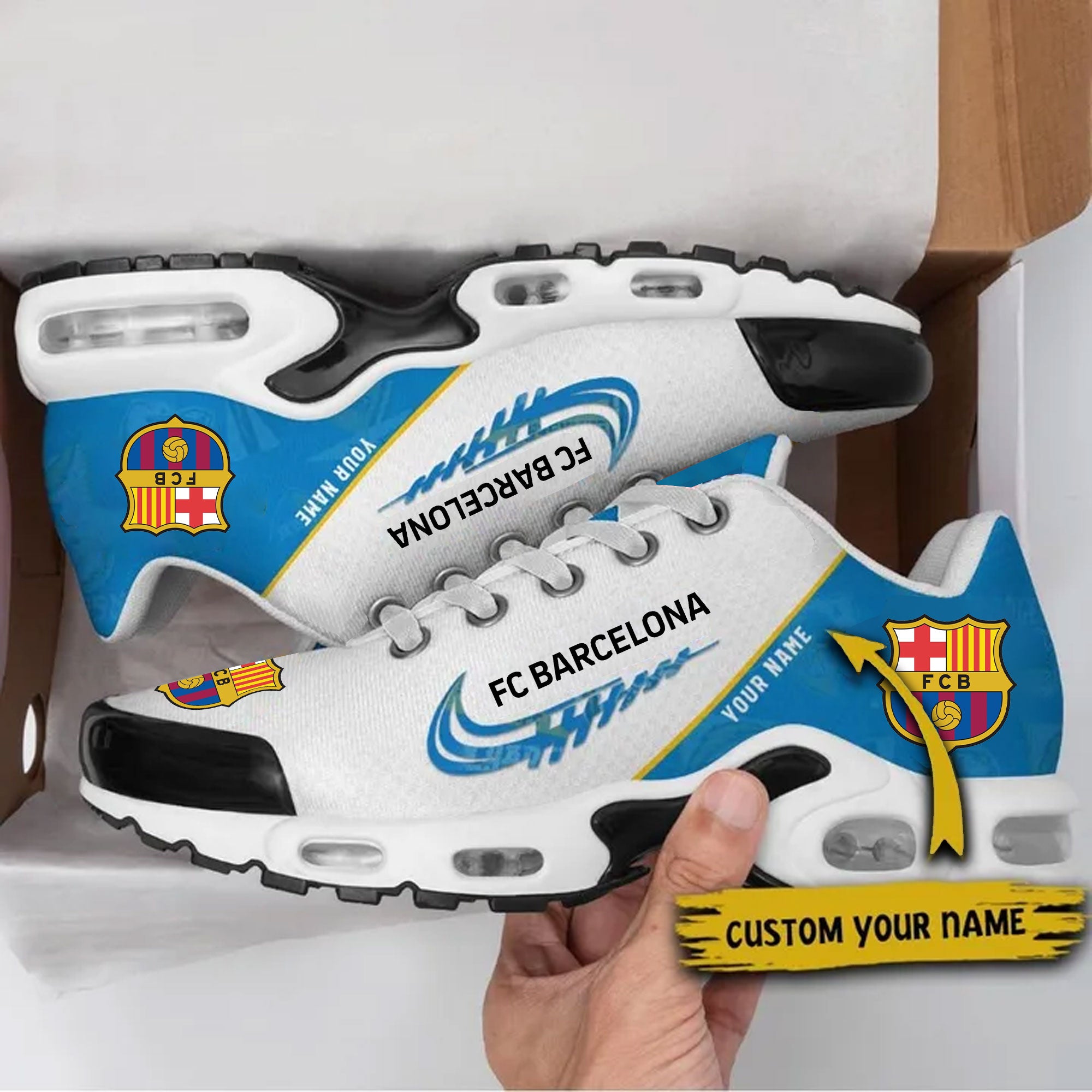 Ideafootwear FC Barcelona TN Shoes Sneakers For Men And Women