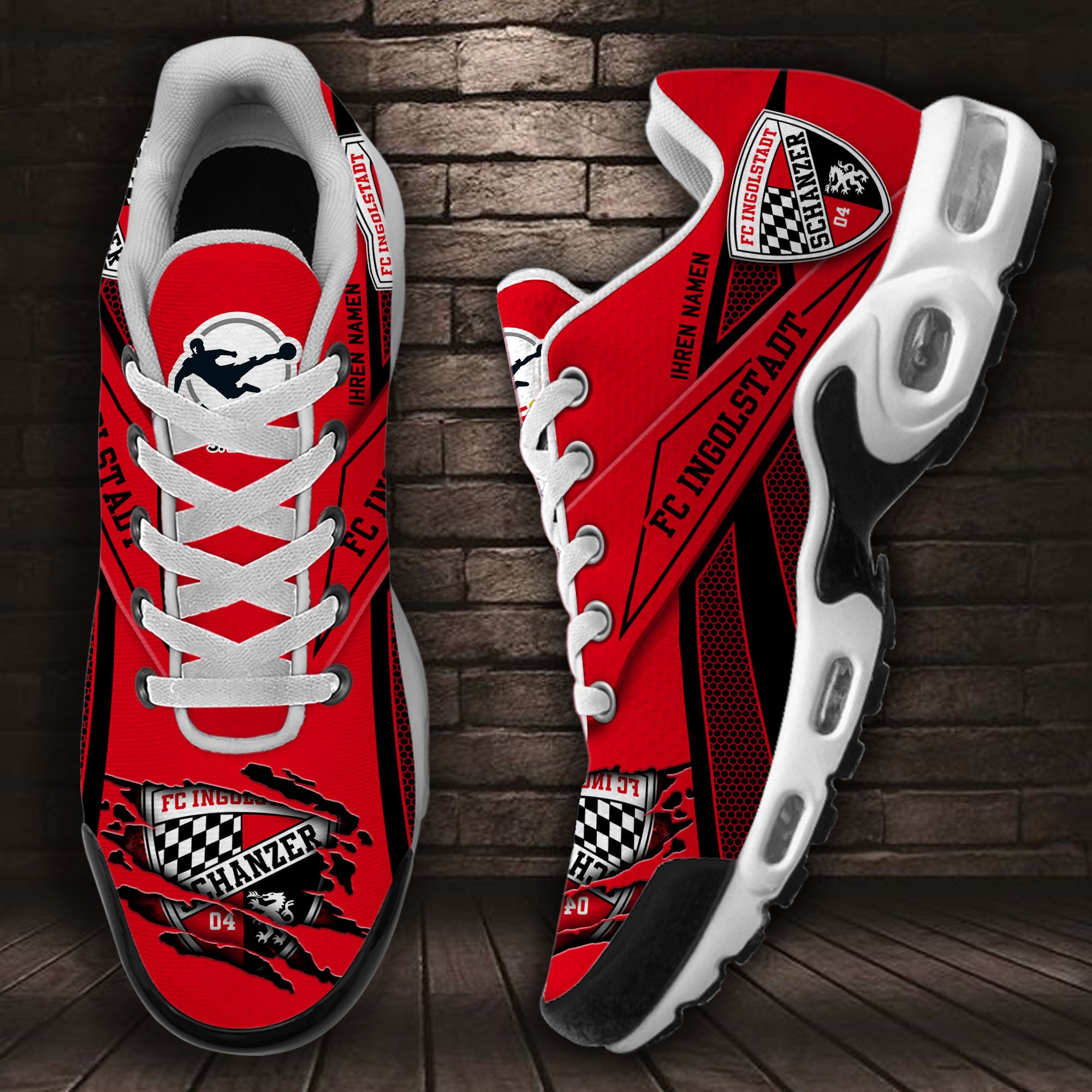 Ideafootwear FC Ingolstadt 04 TN Shoes Sneakers For Men And Women