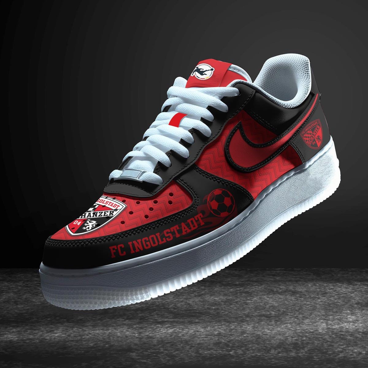 Ideafootwear FC Ingolstadt Air Low-Top Sneakers Shoes For Men And Women 1