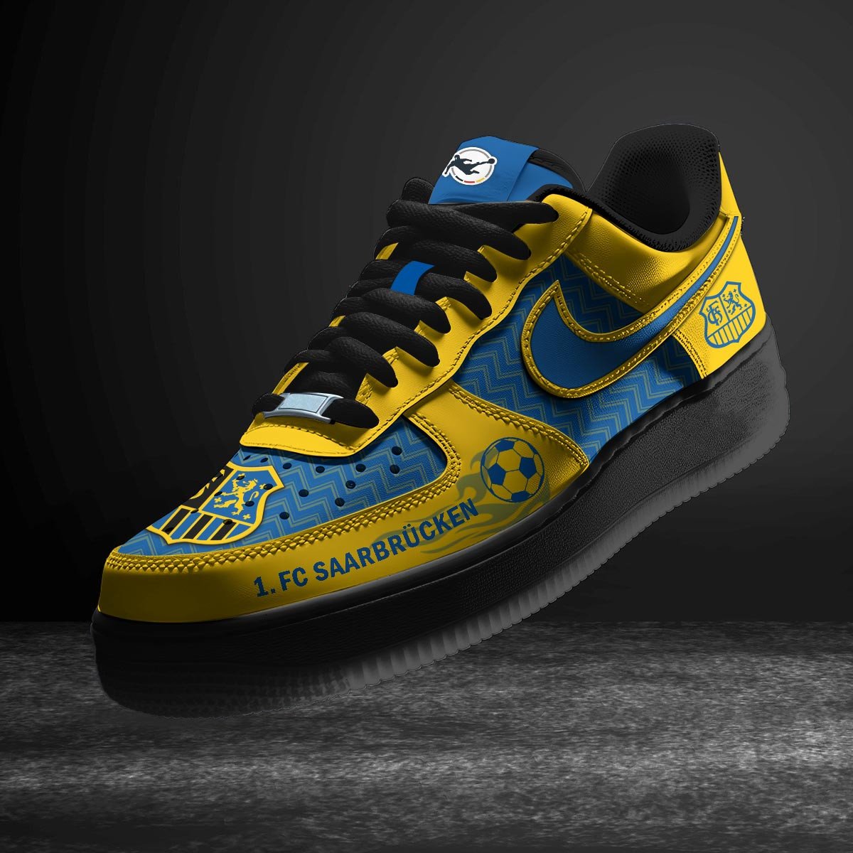 Ideafootwear FC Saarbrucken Air Low-Top Sneakers Shoes For Men And Women 1